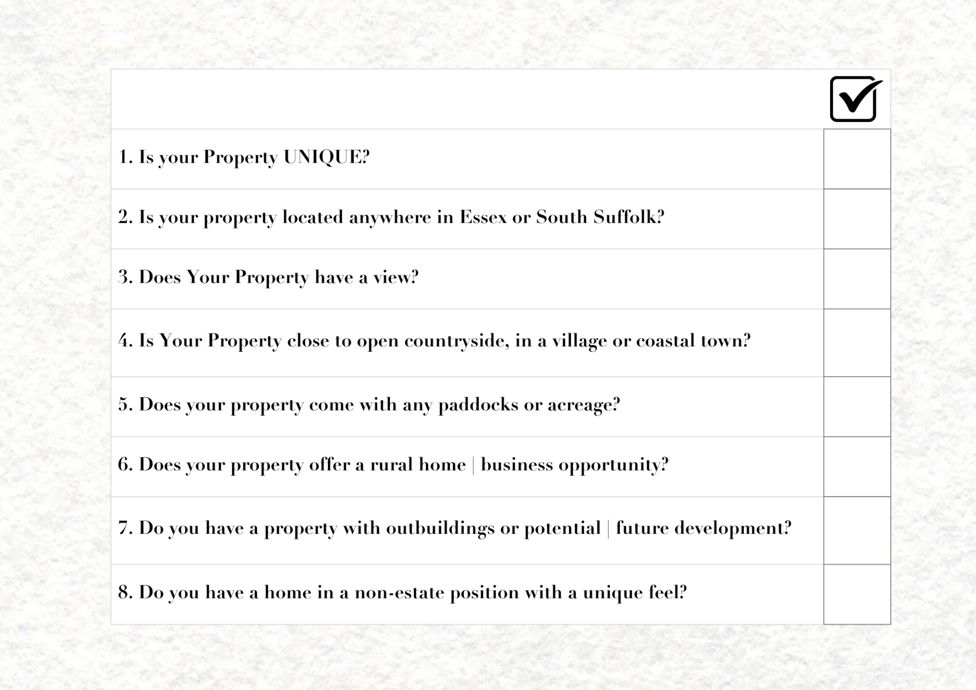 What’s the True Value of Your Unique Home in Essex or Suffolk? 1 Checklist to sell a unique home in Essex